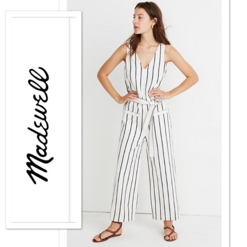 Madewell Marta Striped Jumpsuit Pantsuit